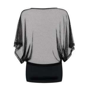 Punker Kleid & Tanga Schwarz von Obsessive