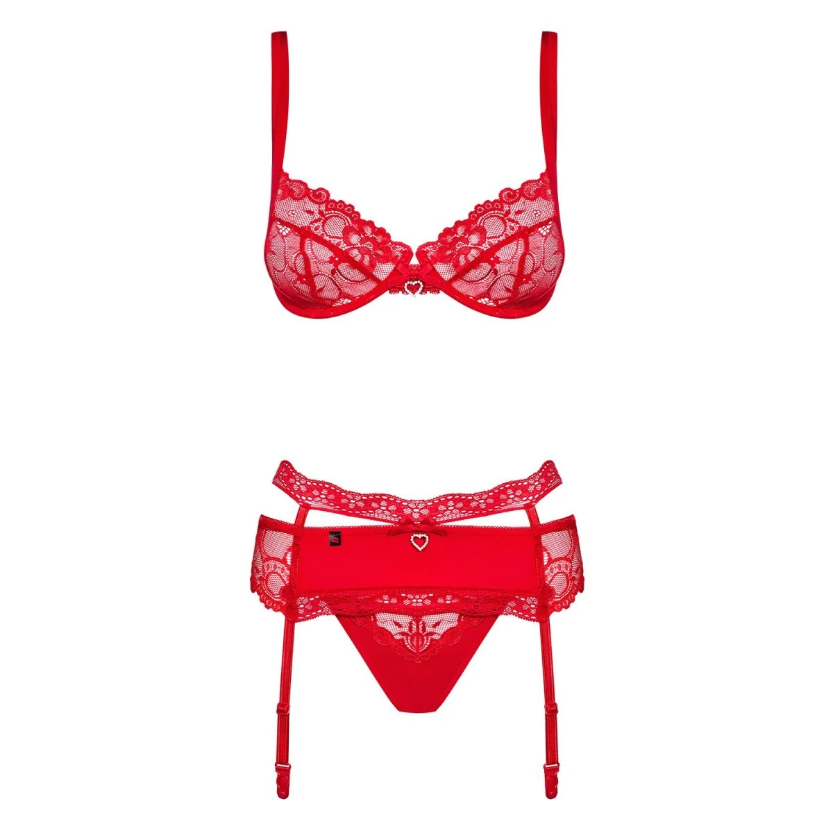 Heartina 3er Set rot von Obsessive kaufen | Fesselliebe