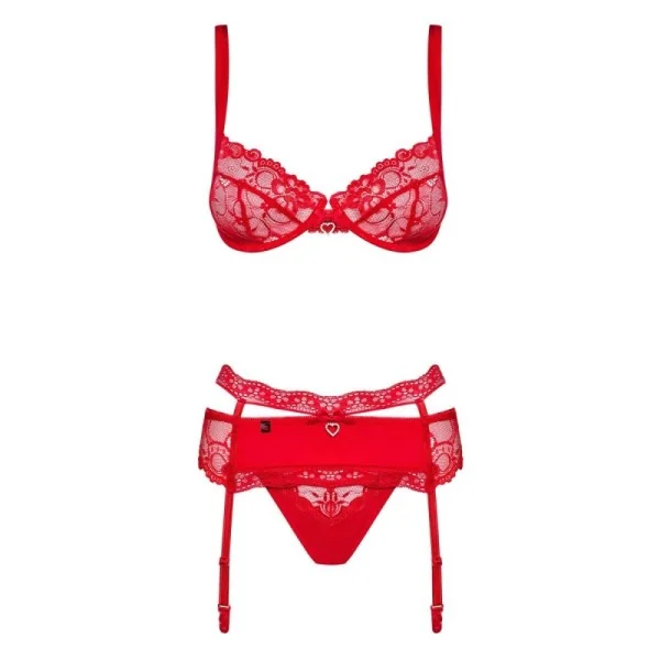 Heartina 3er Set rot von Obsessive kaufen | Fesselliebe