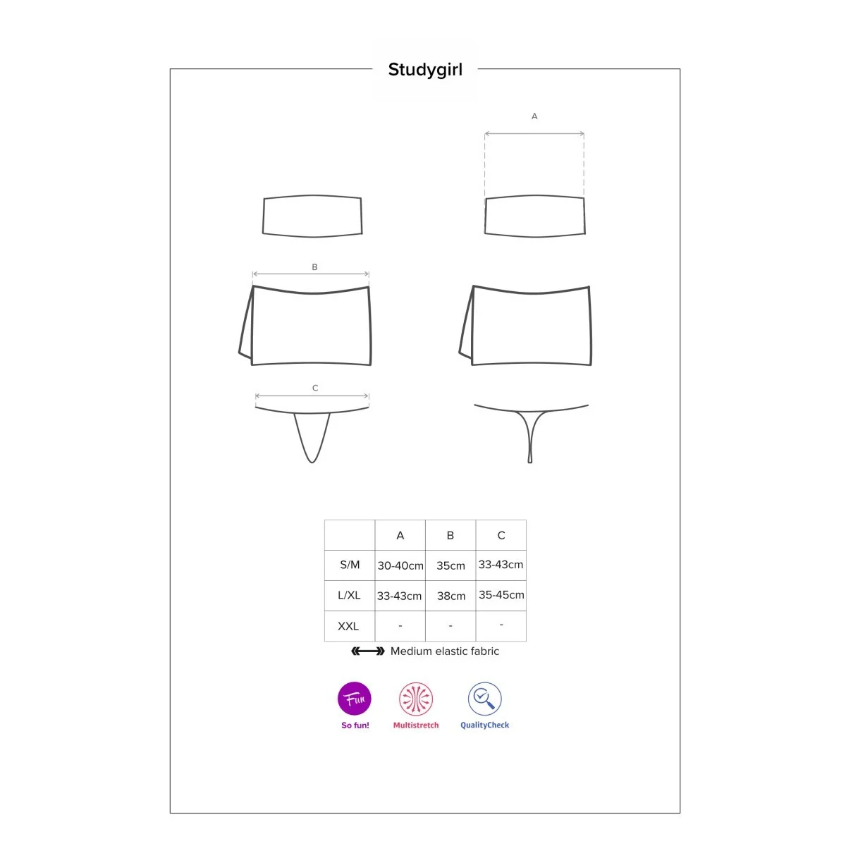Studygirl Kostüm von Obsessive | Fesselliebe.de