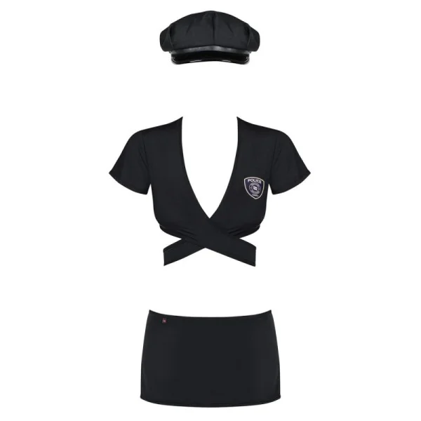 Police Uniform schwarz von Obsessive kaufen | Fesselliebe