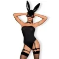 Bunny Kostüm Schwarz von Obsessive