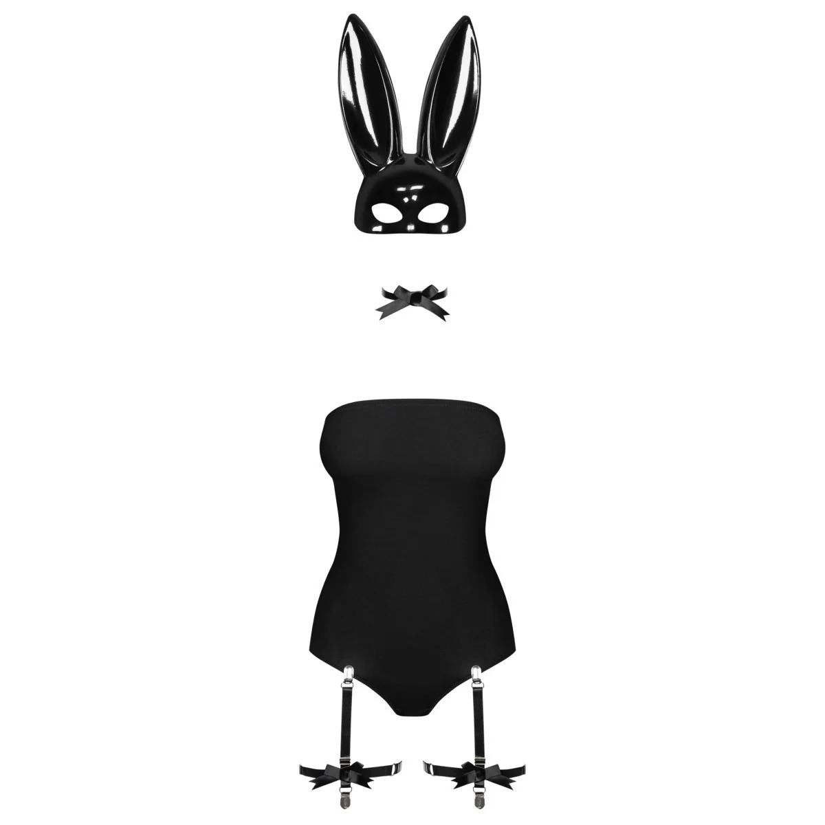 Bunny Kostüm Schwarz von Obsessive | Fesselliebe.de