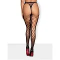 Strumpfhose S233 Schwarz von Obsessive