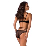 Casidy Set Schwarz von SpaleXLine | Fesselliebe.de