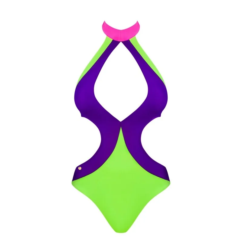 Playa Norte Swimsuit grün-lila von Obsessive kaufen | Fesselliebe 2