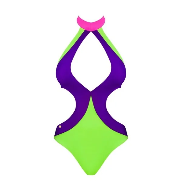 Playa Norte Swimsuit Grün-Lila von Obsessive | Fesselliebe.de