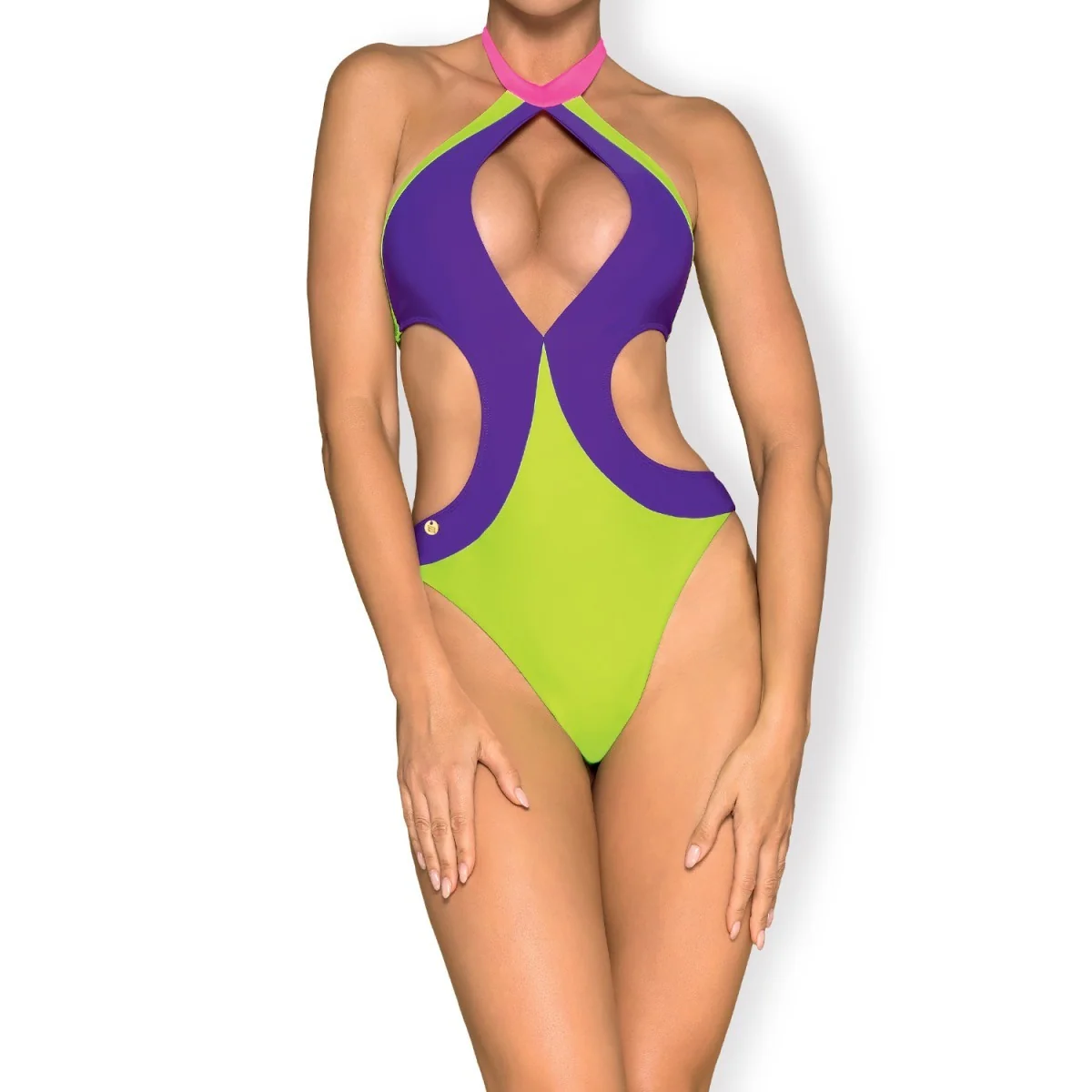 Playa Norte Swimsuit grün-lila von Obsessive kaufen | Fesselliebe
