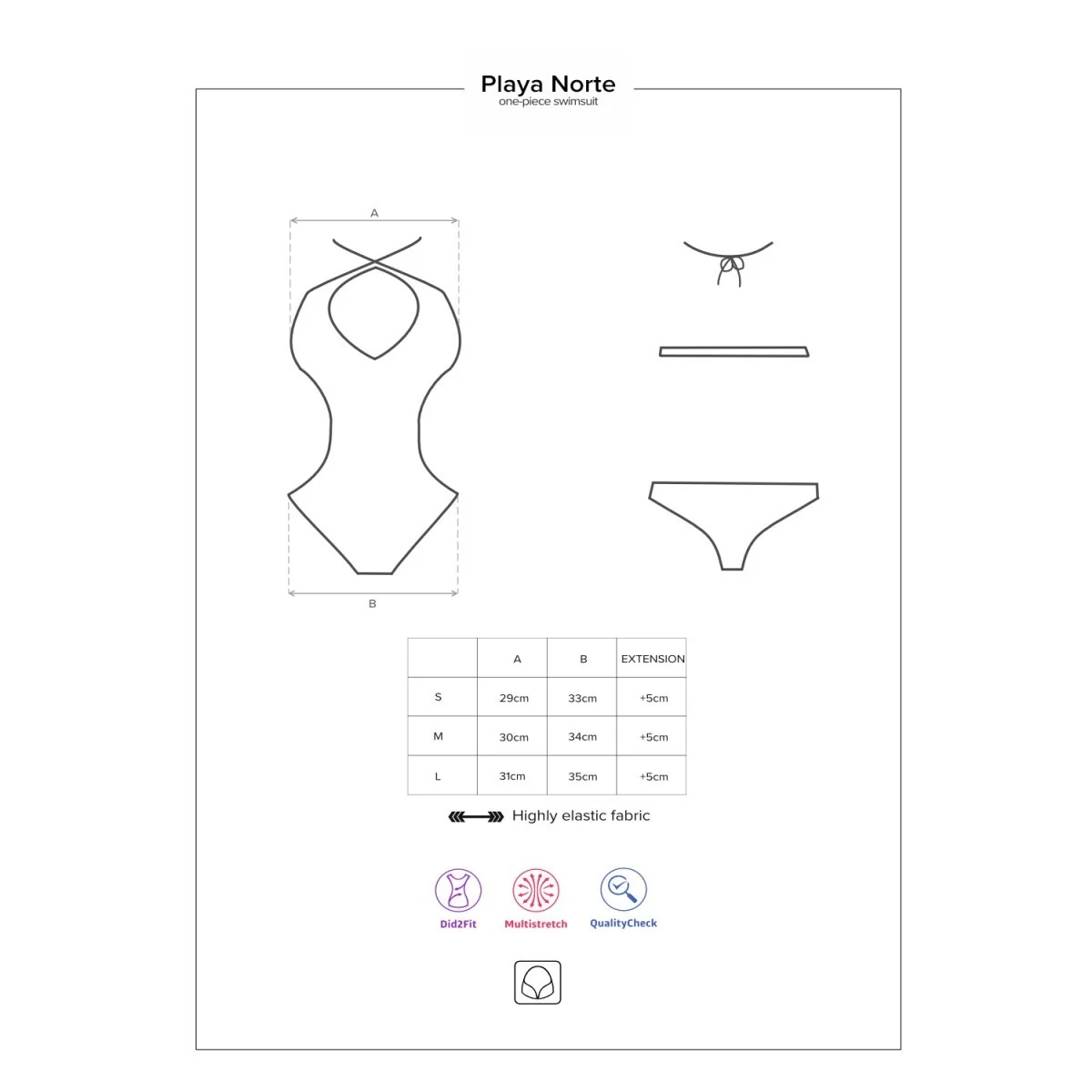 Playa Norte Swimsuit Grün-Lila von Obsessive | Fesselliebe.de