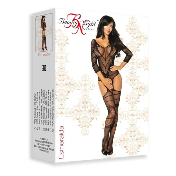 Esmeralda Bodystocking schwarz von Beauty Night Fashion kaufen | Fesselliebe
