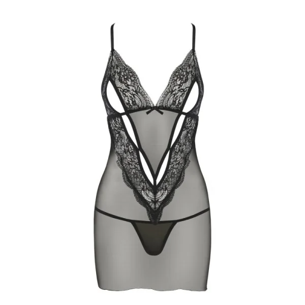 Vendi Chemise Schwarz von Avanua | Fesselliebe.de