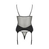 Quella Korsett & Tanga Schwarz von Avanua | Fesselliebe.de