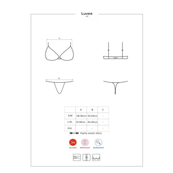 Luvae 2er Set schwarz von Obsessive kaufen | Fesselliebe