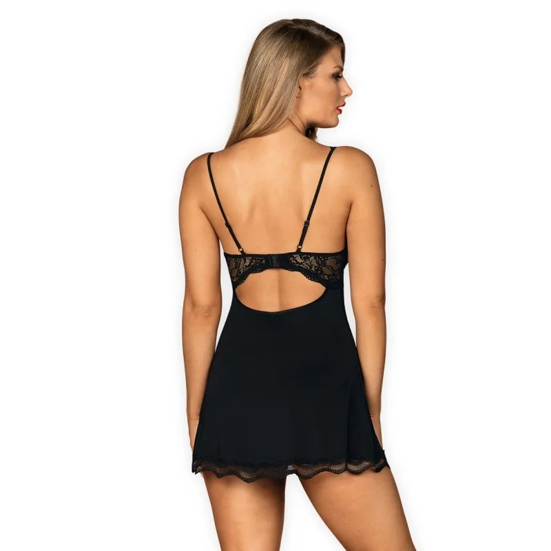 Luvae Babydoll & Tanga schwarz von Obsessive kaufen | Fesselliebe 2