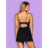 Luvae Babydoll & Tanga Schwarz von Obsessive | Fesselliebe.de