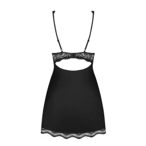 Luvae Babydoll & Tanga Schwarz von Obsessive