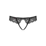 Contica Offener Schritt Tanga Schwarz von Obsessive | Fesselliebe.de