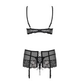 Contica 3er Set Schwarz von Obsessive | Fesselliebe.de