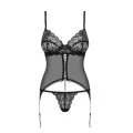 Contica Korsett & Panty Schwarz von Obsessive