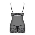 Contica Babydoll & Tanga Schwarz von Obsessive