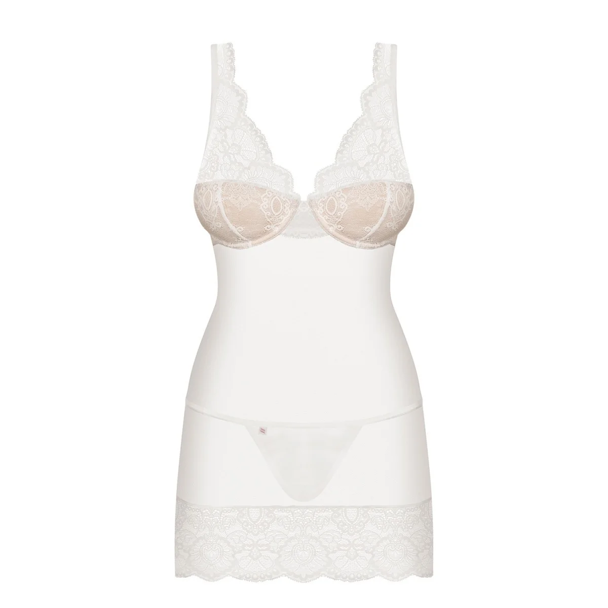 Chemise & Tanga weiß 853-Che-2 von Obsessive kaufen | Fesselliebe