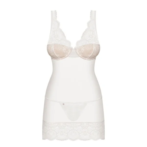 Chemise & Tanga weiß 853-Che-2 von Obsessive kaufen | Fesselliebe