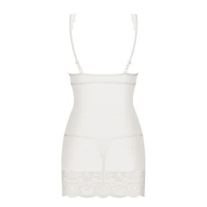 Chemise & Tanga Weiss 853-Che-2 von Obsessive