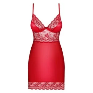 Lovica Chemise & Tanga Rot von Obsessive