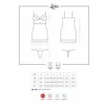 Lovica Chemise & Tanga Rot von Obsessive