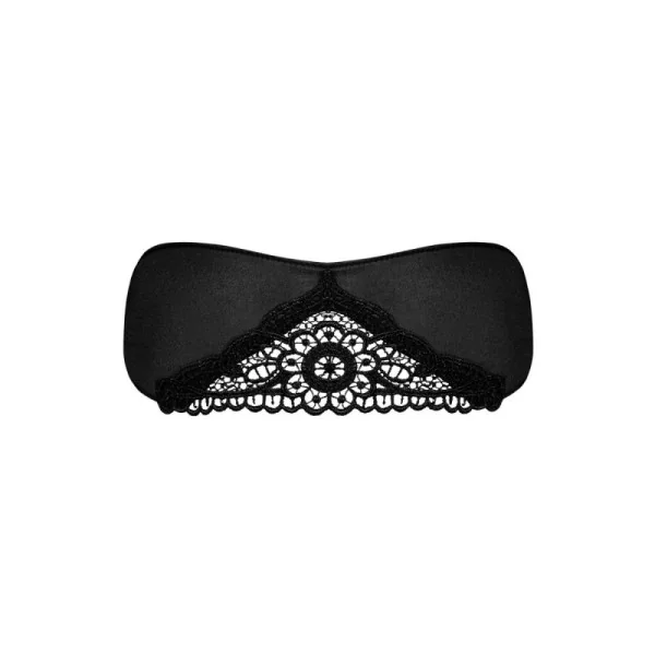 Satinia Maske schwarz von Obsessive kaufen | Fesselliebe