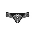 Miamor Offener Schritt Tanga Schwarz von Obsessive