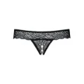 Miamor Offener Schritt Tanga Schwarz von Obsessive