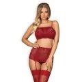 Lividia 3er Set Rot von Obsessive
