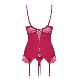 Rosalyne Korsett & Tanga Rot von Obsessive | Fesselliebe.de