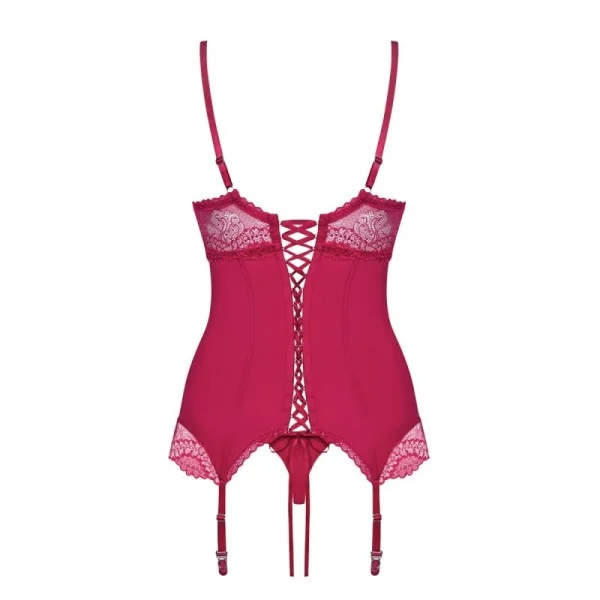 Rosalyne Korsett & Tanga rot von Obsessive kaufen | Fesselliebe