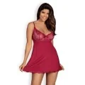 Rosalyne Babydoll & Tanga Rot von Obsessive