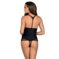 Chiccanta Offener Schritt Body Schwarz von Obsessive