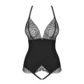 Chiccanta Offener Schritt Body Schwarz von Obsessive