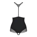 Chiccanta Offener Schritt Body Schwarz von Obsessive
