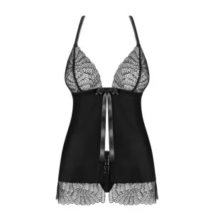 Chiccanta Babydoll & Tanga Schwarz von Obsessive