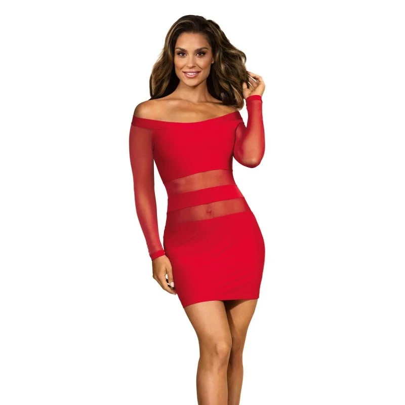 Kleid rot V-9299 von Axami kaufen | Fesselliebe