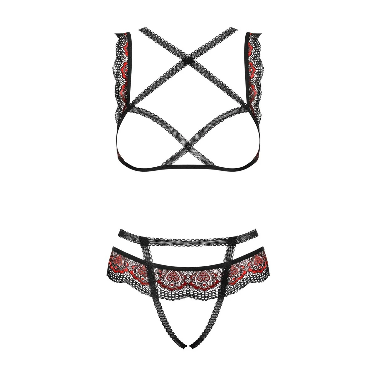 Megies 2er Set Schwarz von Obsessive | Fesselliebe.de