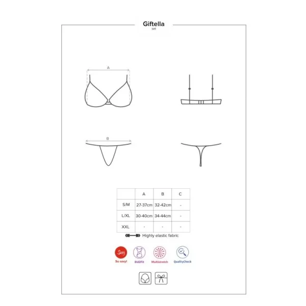 Giftella 2er Set rot von Obsessive kaufen | Fesselliebe