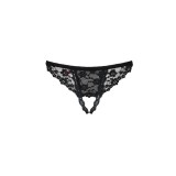Letica Offener Schritt Tanga Schwarz von Obsessive | Fesselliebe.de