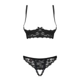 Letica 2er Set Cupless Schwarz von Obsessive | Fesselliebe.de