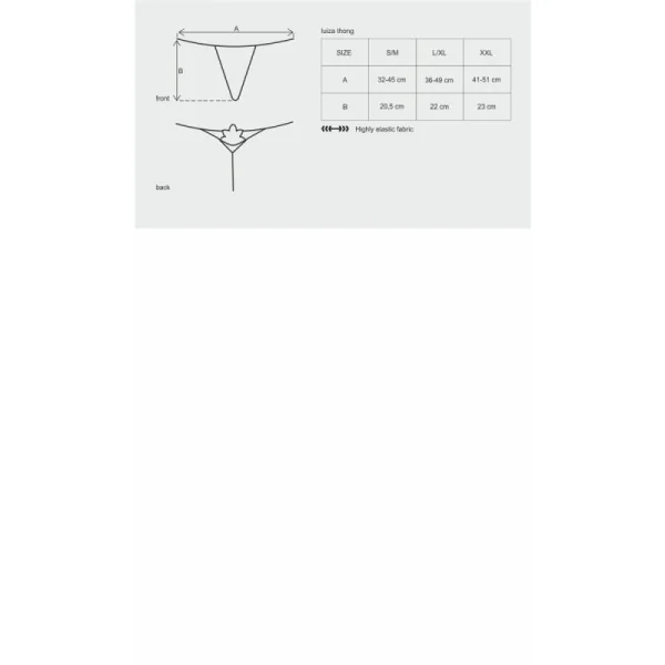 Luiza Tanga schwarz von Obsessive kaufen | Fesselliebe