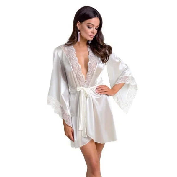 Inoe Peignoir & Tanga Ekru von Casmir kaufen | Fesselliebe