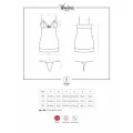 Wonderia Chemise & Tanga Schwarz von Obsessive