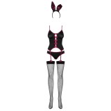 Bunny Suit 4 Pcs Schwarz von Obsessive | Fesselliebe.de