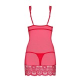 Chemise & Tanga Rot 853-Che-3 von Obsessive | Fesselliebe.de